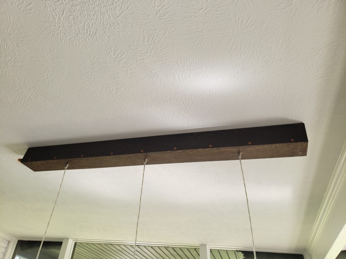 Hardwood floor refinishing